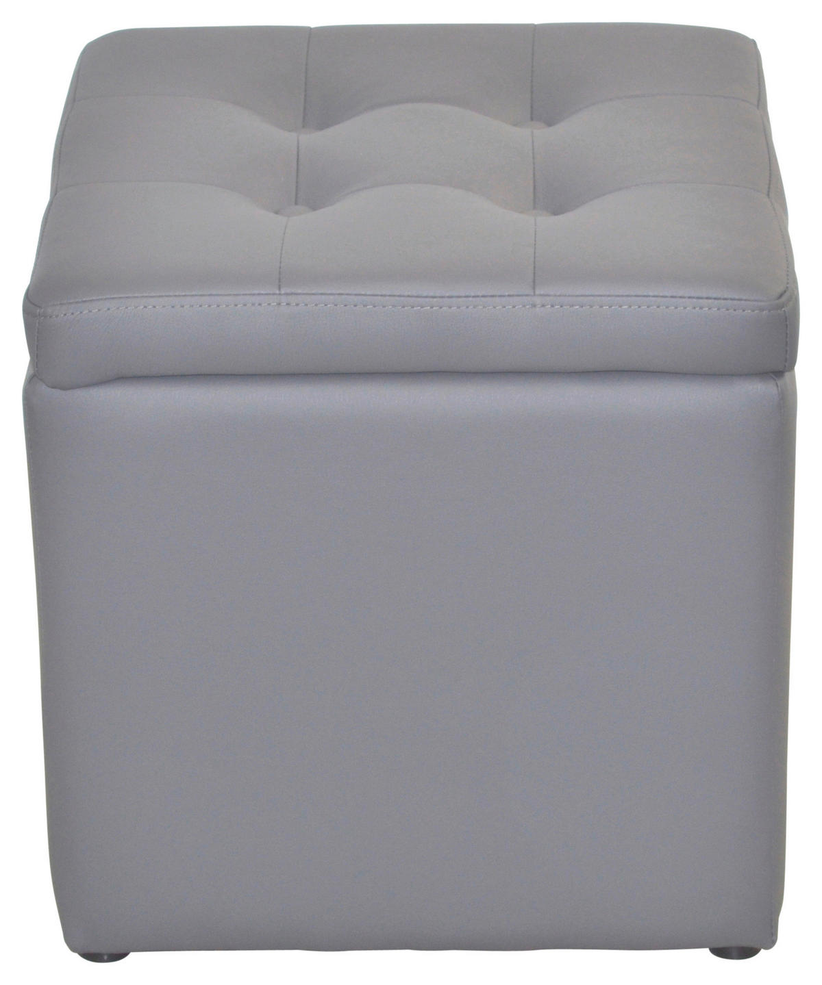 SITZWÜRFEL Uni Grau  - Grau, Design, Kunststoff (41/41/40cm) - MID.YOU
