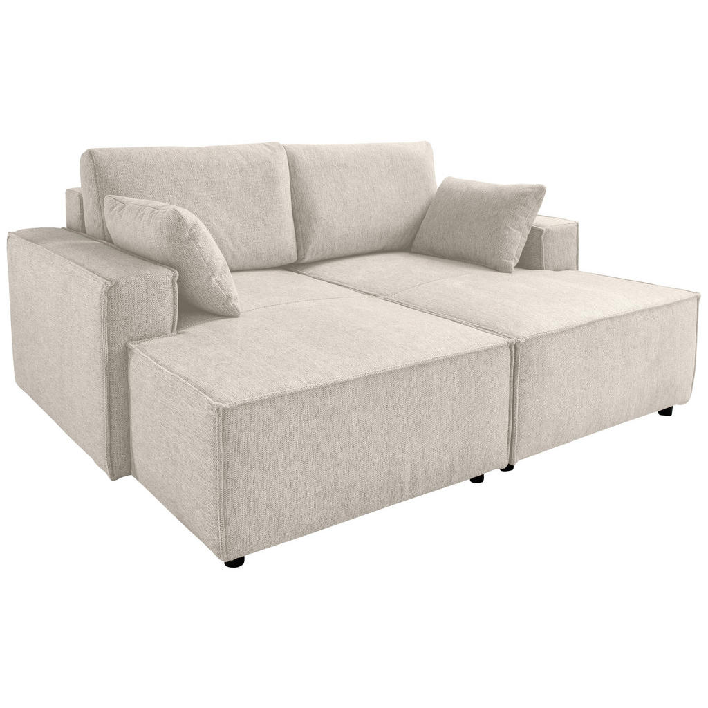 Thumbnail - Livetastic Bigsofa, Beige, Textil, Uni, 4-Sitzer, Füllung: Schaumstoff, 188x86x154 cm, Made in EU, Rücken echt, Wohnzimm...
