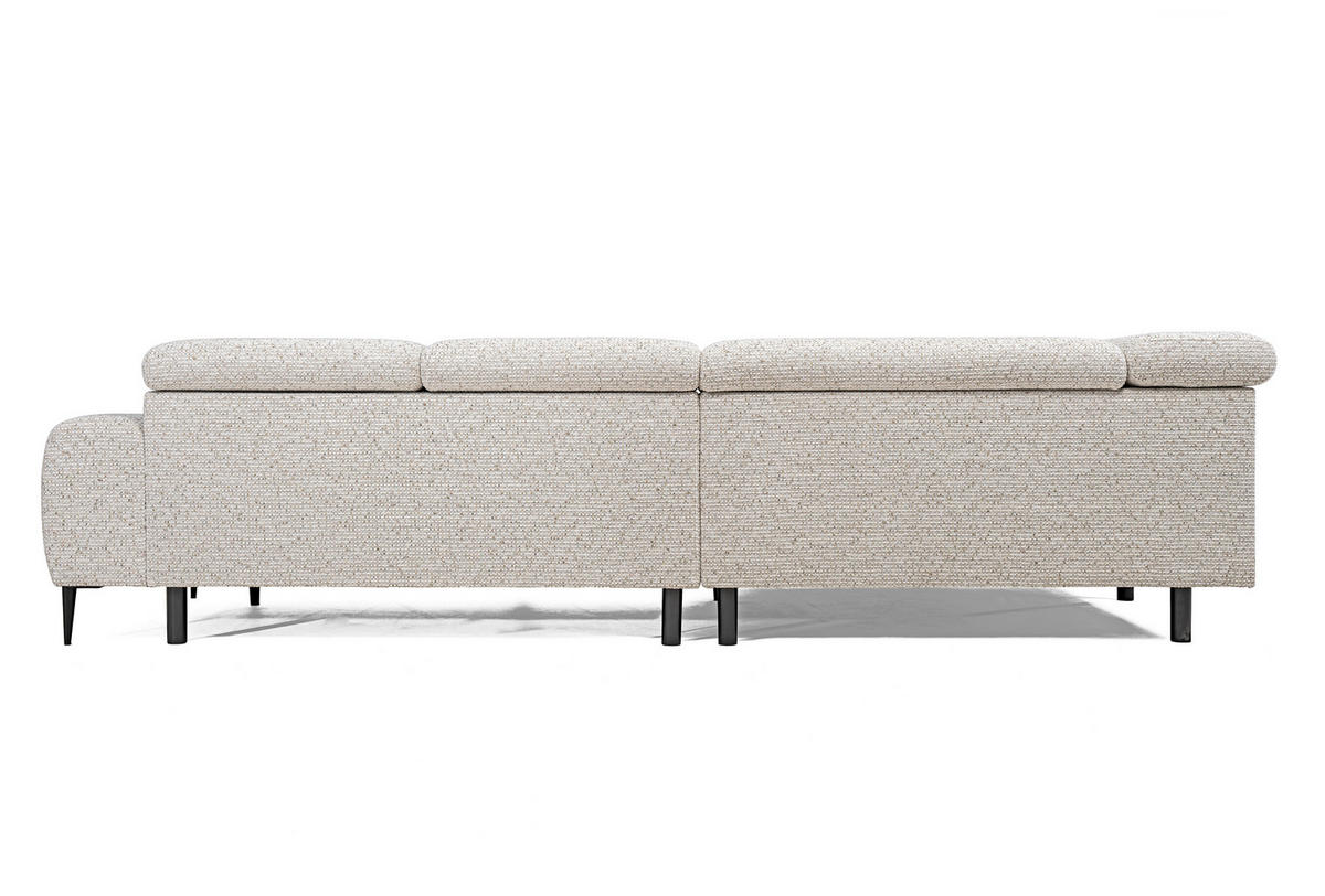 SOFFA i textil ecru  - svart/ecru, Design, metall/textil (304/77/108cm) - Stylife