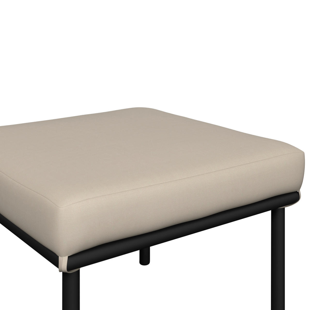 LOUNGEGARNITUR   180/73/69 cm Eisen  - Beige/Creme, MODERN, Glas/Kunststoff (180/73/69cm) - Ambia Garden