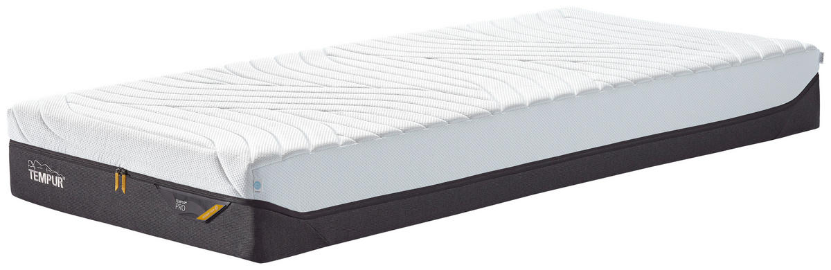 MATRATZE PRO MEDIUM FIRM Pro® Coolquilt 80/200 cm Höhe ca. 23 cm  - Weiss/Anthrazit, Basics, Textil (80/200cm) - Tempur