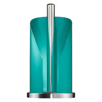 KÜCHENROLLENHALTER - Türkis/Edelstahlfarben, Basics, Metall (15,5/30cm) - Wesco