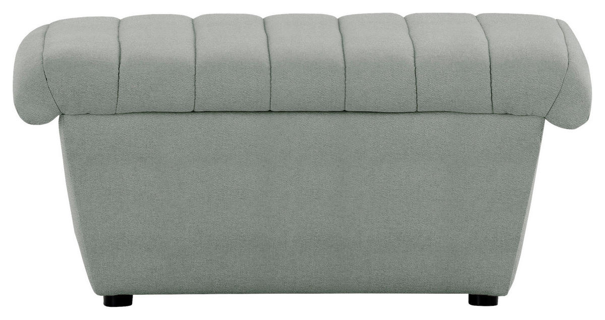 HOCKER Webstoff Mintgrün  - Schwarz/Mintgrün, Design, Kunststoff/Textil (90/43/105cm) - LOOKS by W.Joop
