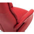 RELAXSESSEL Echtleder Relaxfunktion - Rot/Alufarben, Design, Leder/Metall (75/118/82cm) - Welnova RELAXSESSEL Echtleder Relaxfunktion - Rot/Alufarben, Design, Leder/Metall (75/118/82cm) - Welnova