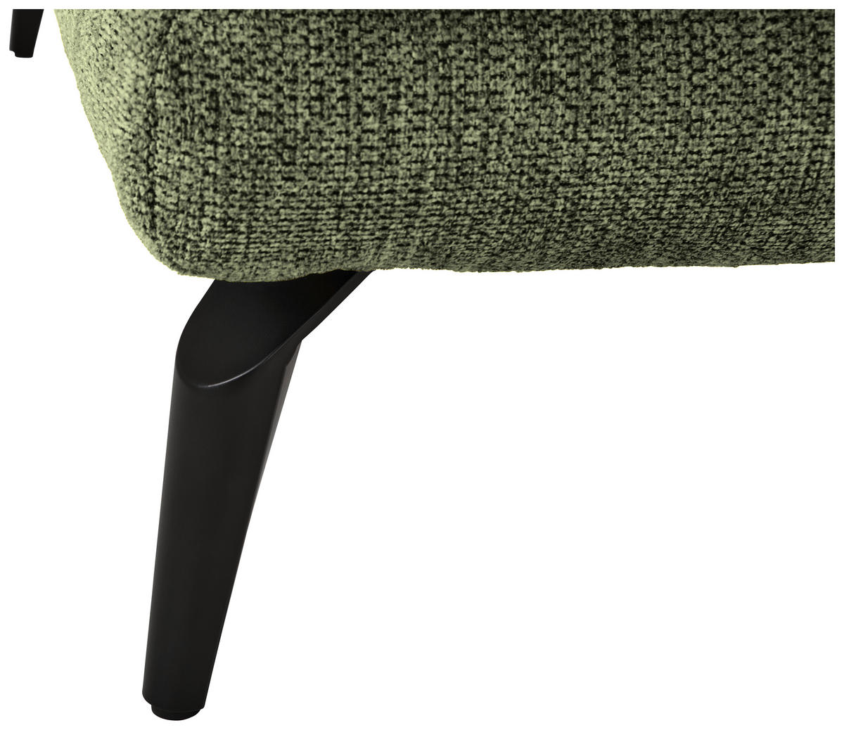 HÖRNSOFFA i flatväv mörkgrön  - svart/mörkgrön, Klassisk, metall/textil (294/176cm) - MID.YOU