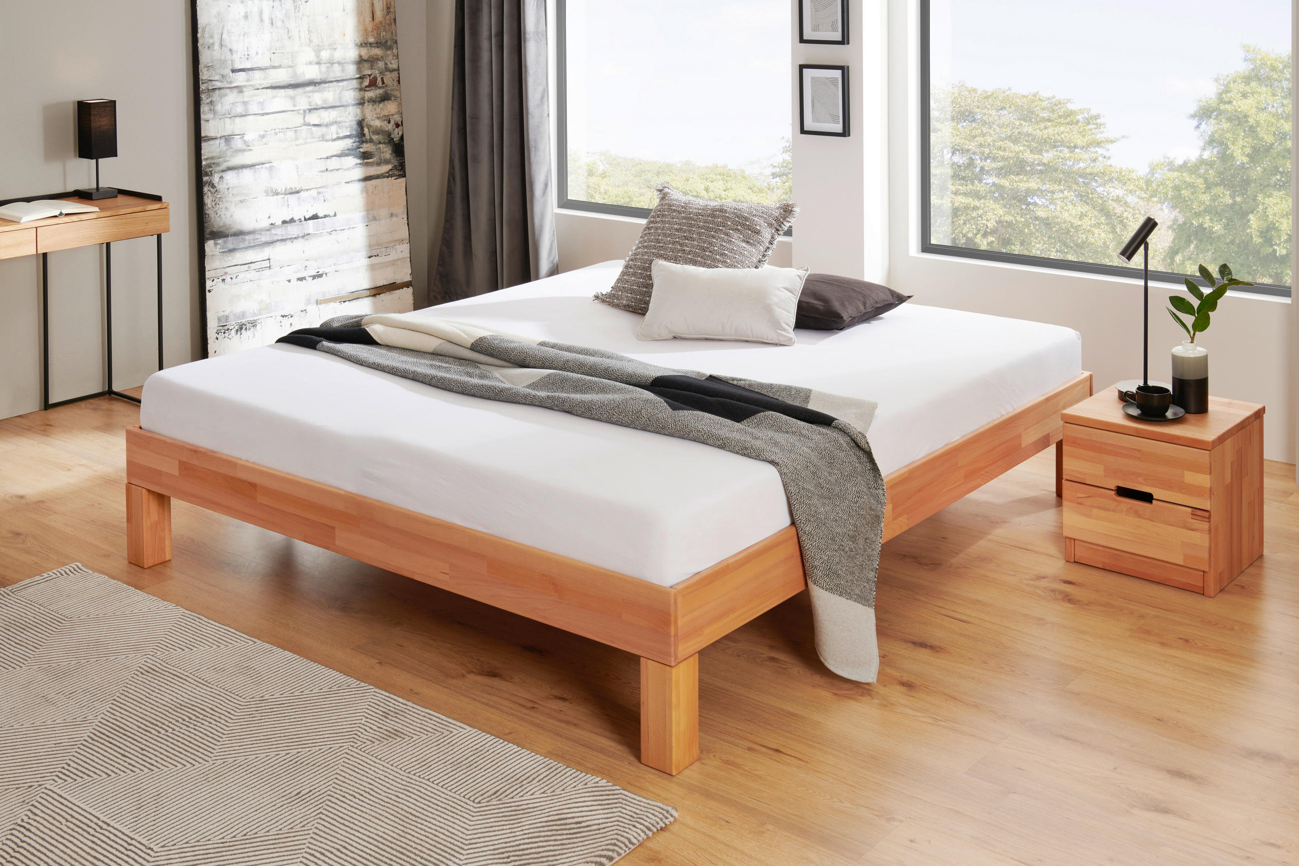PAT FUTON 180/200 cm  duramen de fag  - duramen de fag, Natur, lemn (180/200cm) - MID.YOU