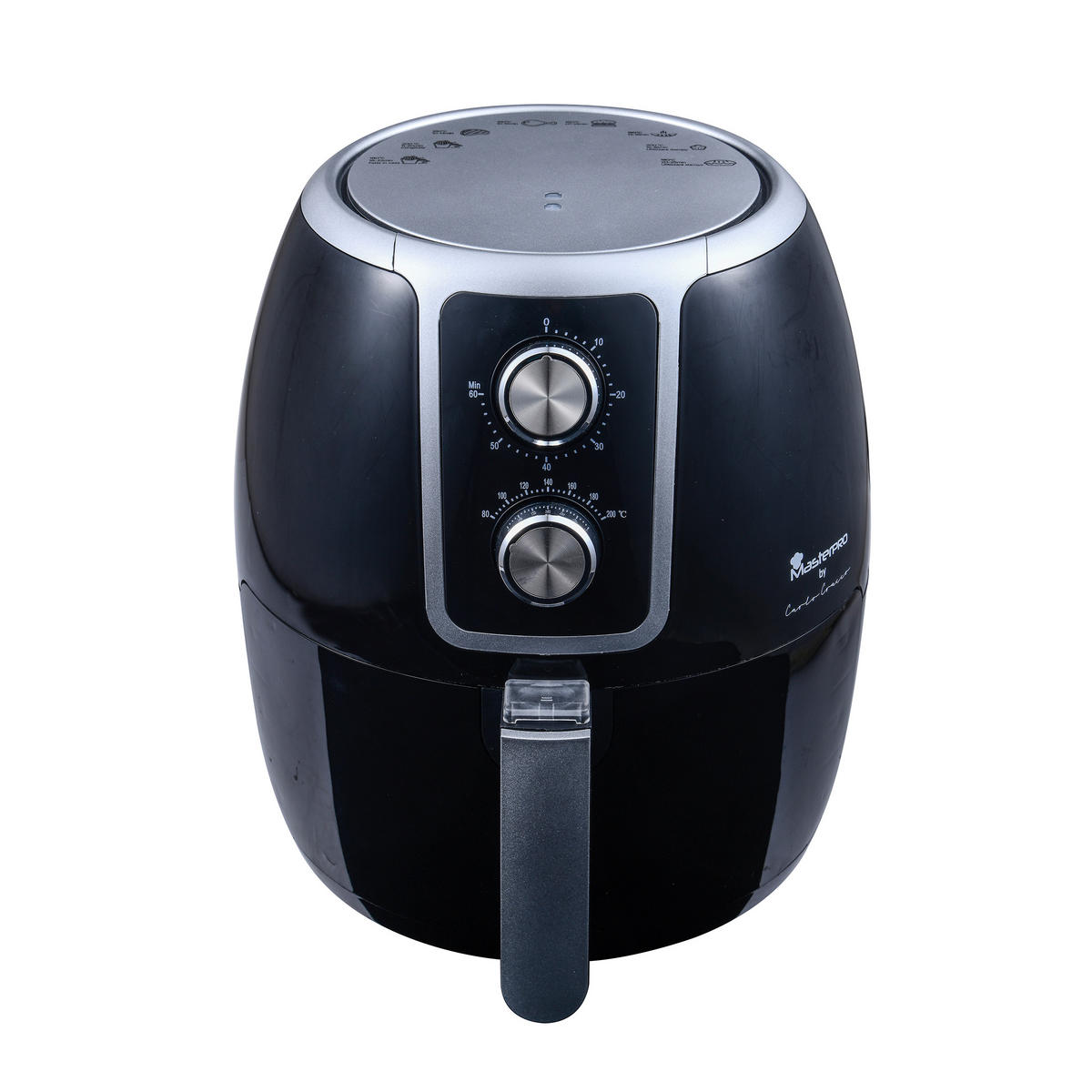 HEIßLUFTFRITTEUSE 3.4 L  - Schwarz, Basics, Kunststoff (36,7/30,5/30,5cm) - Masterpro