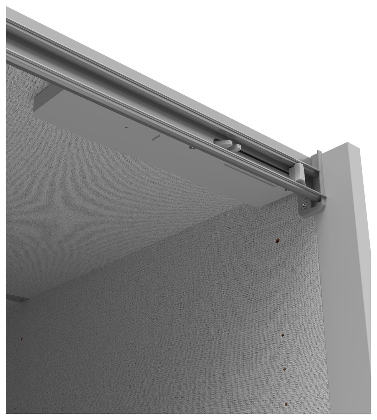 TÜRDÄMPFER   - Grau, Kunststoff - Boxxx