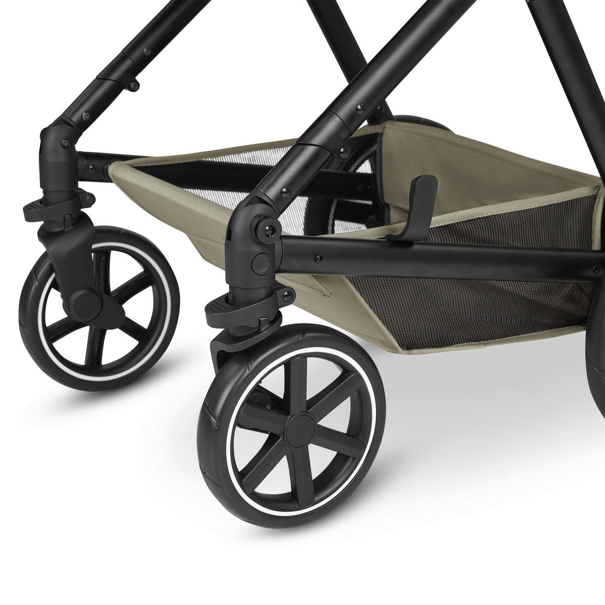 KINDERWAGENSET  Vicon 4  Reed  - Beige/Schwarz, Basics, Textil/Metall (91/61/110cm) - ABC Design