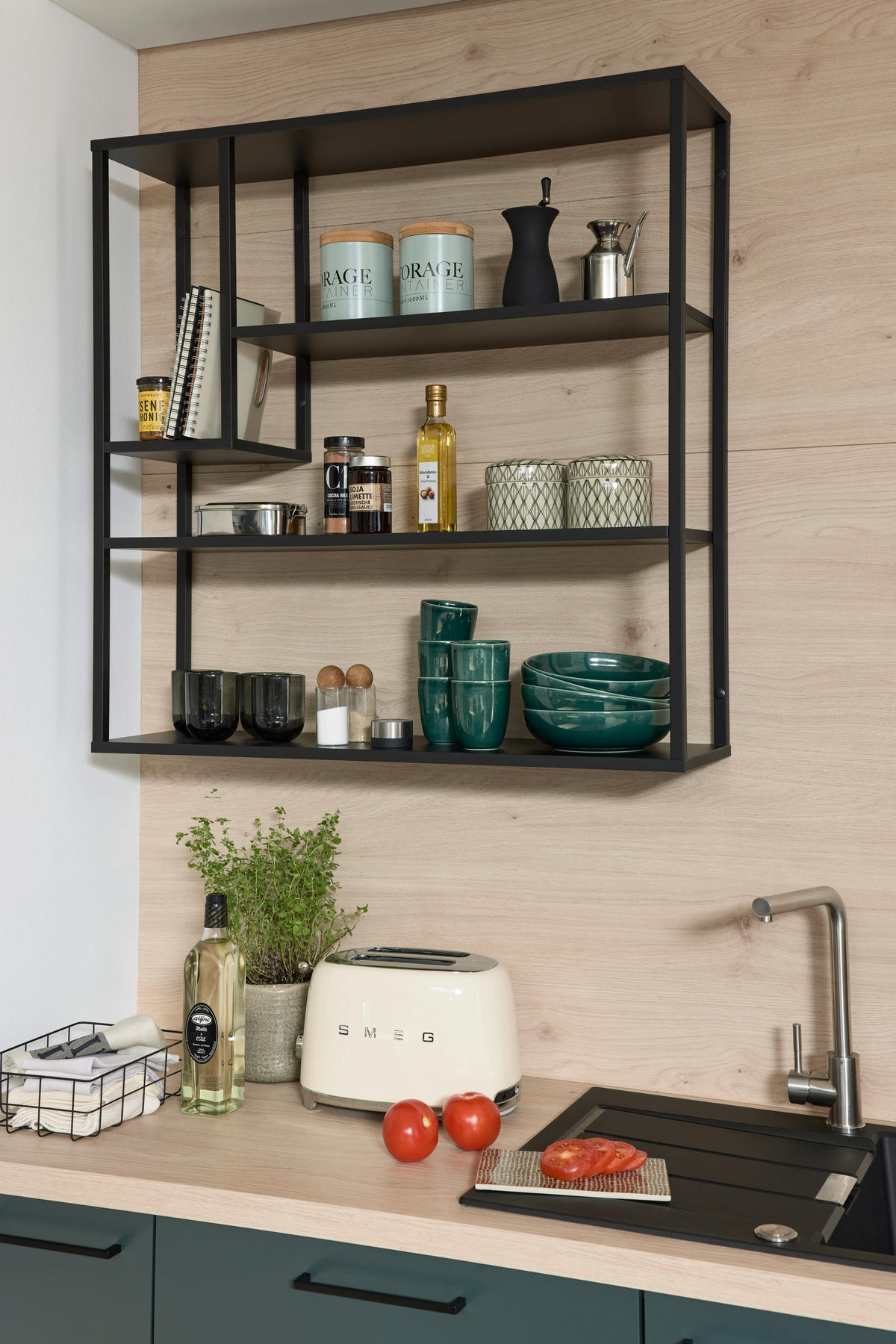 EINBAUKÜCHE   - Grün, Design, Holzwerkstoff - Dieter Knoll