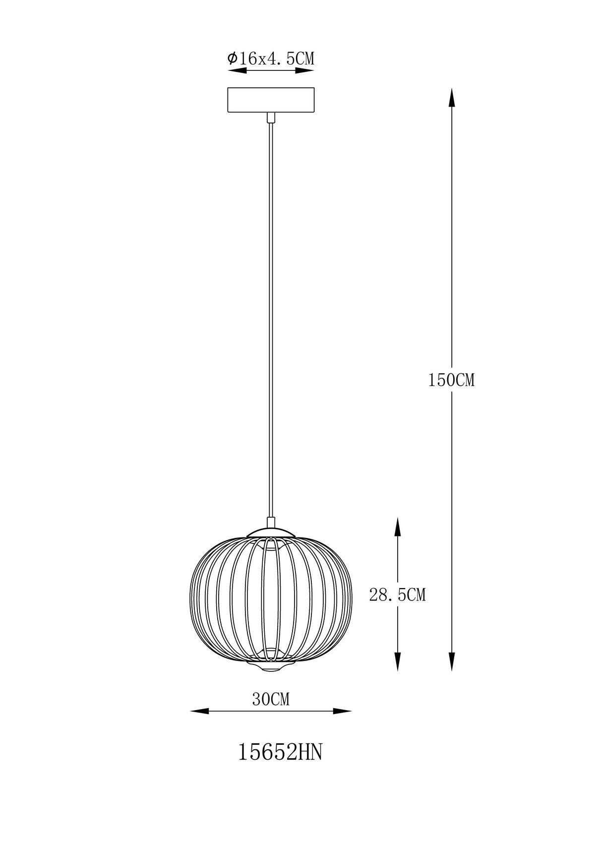 LED-HÄNGELEUCHTE 30/150 cm  - Chromfarben/Schwarz, Design, Kunststoff/Metall (30/150cm) - Globo