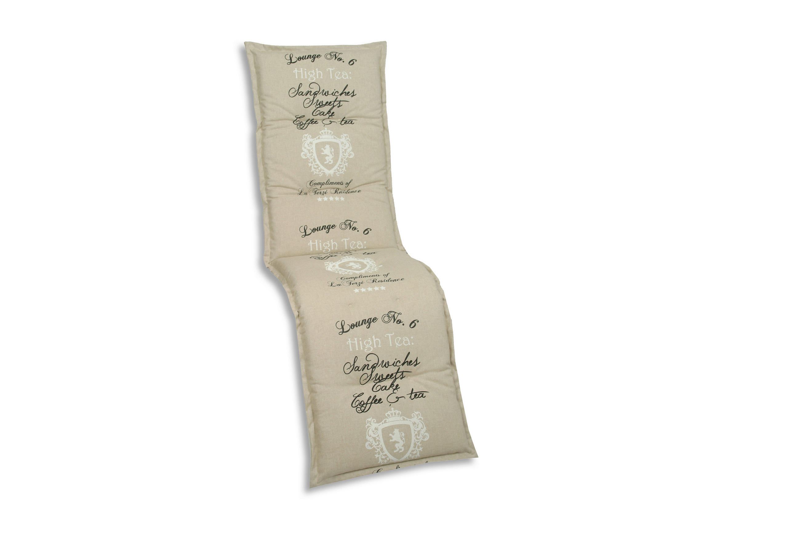 RELAXSESSELAUFLAGE  - Beige, Basics, Textil (50/7/170cm)