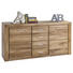 SIDEBOARD Wildeiche furniert, massiv geölt Eichefarben - Chromfarben/Eichefarben, LIFESTYLE, Holz/Holzwerkstoff (155/82/40cm) - Carryhome SIDEBOARD Wildeiche furniert, massiv geölt Eichefarben - Chromfarben/Eichefarben, LIFESTYLE, Holz/Holzwerkstoff (155/82/40cm) - Carryhome