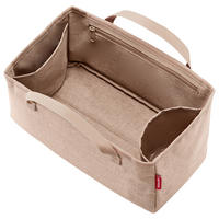 EINKAUFSKORB Organizer twist coffee 22 L  - Creme, Basics, Textil (36/16/18cm) - Reisenthel