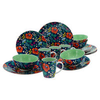 KOMBISERVICE 16-teilig 4 Personen Multicolor  - Multicolor, Trend, Keramik (35/32/36null) - Creatable