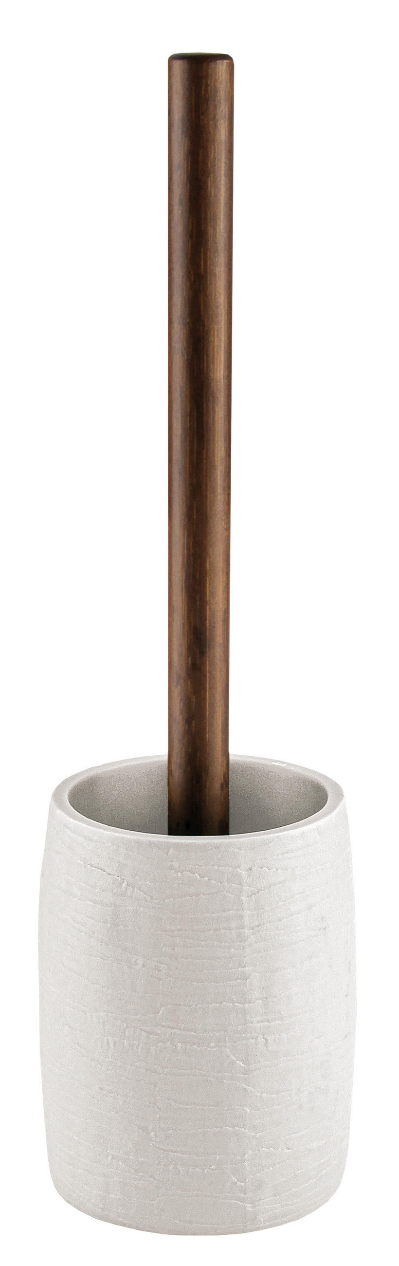 WC-BÜRSTENHALTER   Kunststoff  - Perlmutt, Basics, Kunststoff (9.8/34.5cm) - Kleine Wolke