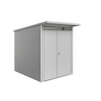 GERÄTEHAUS 180/218/260 cm  - Silberfarben, Design, Metall (180/218/260cm) - Biohort