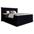 BOXSPRINGBETT 180/200 cm  in Schwarz  - Schwarz, Design, Kunststoff/Textil (180/200cm) - Esposa