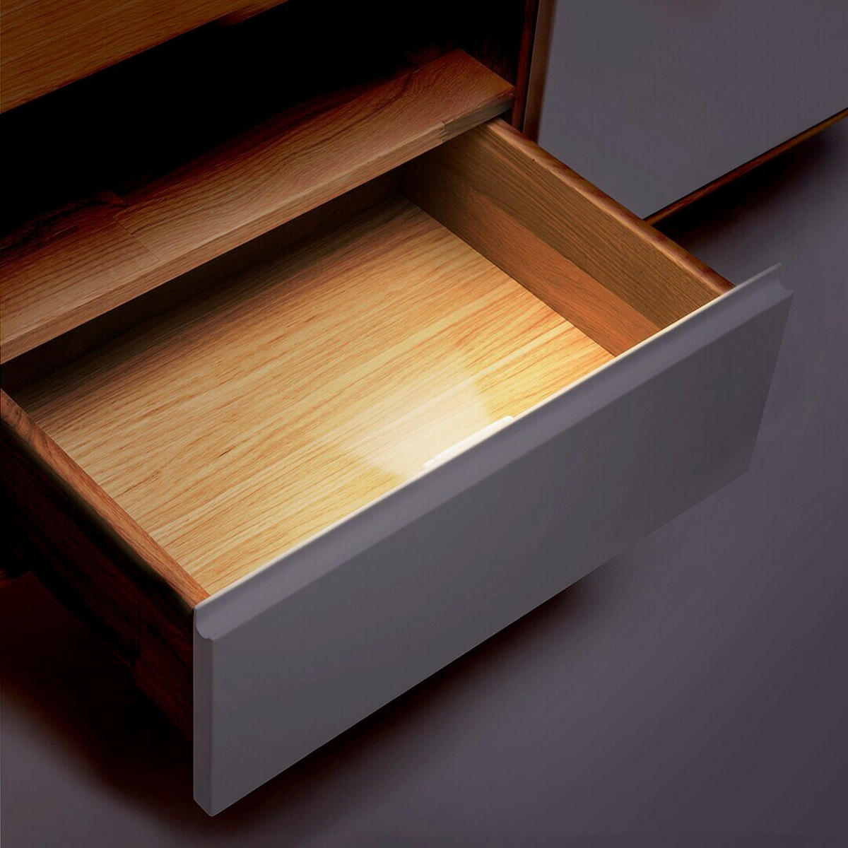 SET OSVETLITVE ZA POLICE - bela, Basics, umetna masa (6,5/4cm)