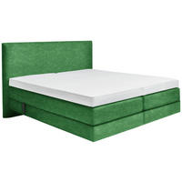 BOXSPRINGBETT 160/200 cm  in Grün  - Grün, KONVENTIONELL, Holz/Textil (160/200cm) - Dieter Knoll