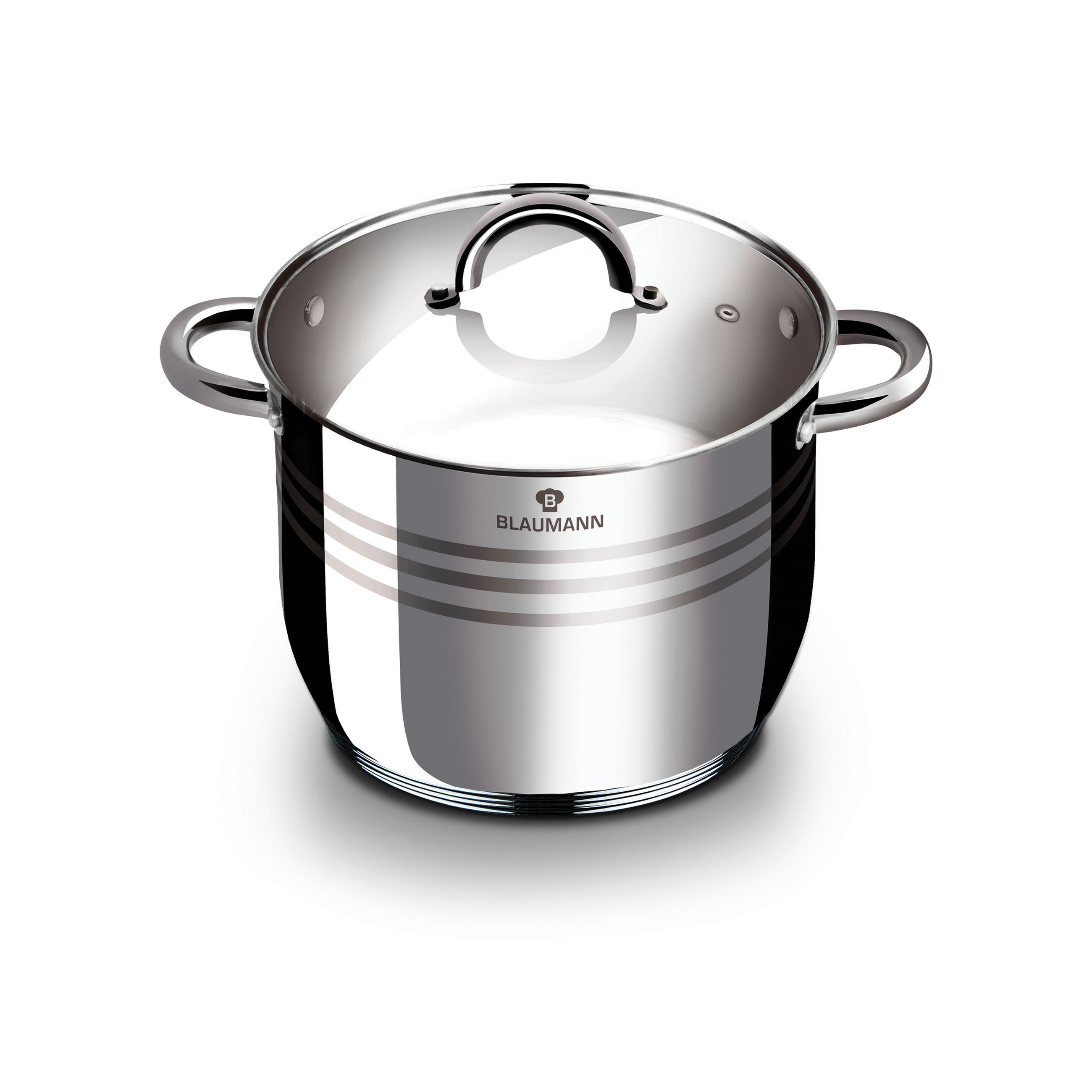 OALĂ 7.7 l  - culoare inox, Basics, sticlă/metal (7,7l)