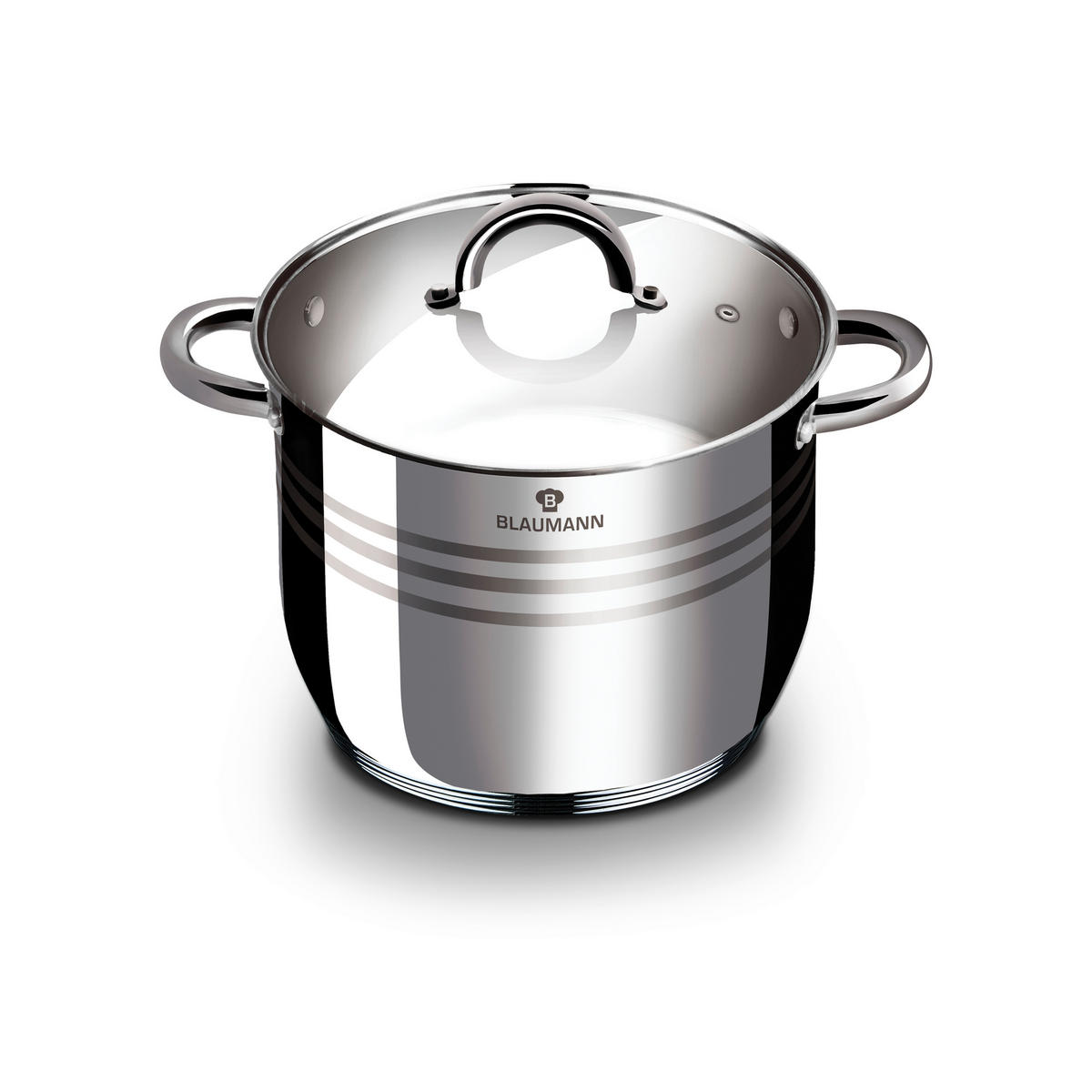 FŐZŐEDÉNY 7.7 l  - nemesacél, Basics, Üveg/fém (7,7l)