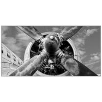 GLASBILD 140/70 cm  - Silberfarben/Multicolor, LIFESTYLE, Glas/Holzwerkstoff (140/70cm) - Monee