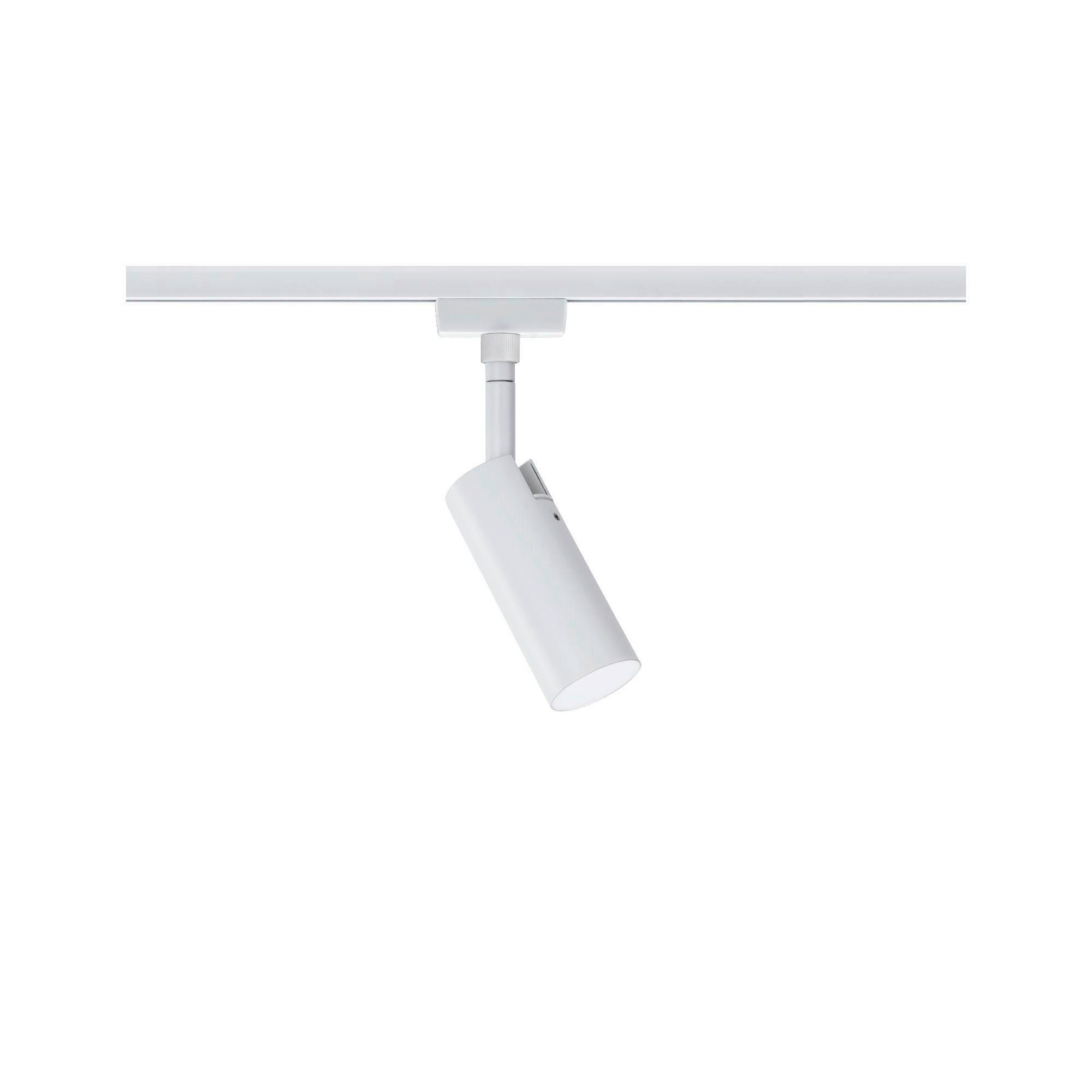 SCHIENENSYSTEM-STRAHLER 4,2/19,6 cm   - Weiß, Basics, Kunststoff/Metall (4,2/19,6cm) - Paulmann