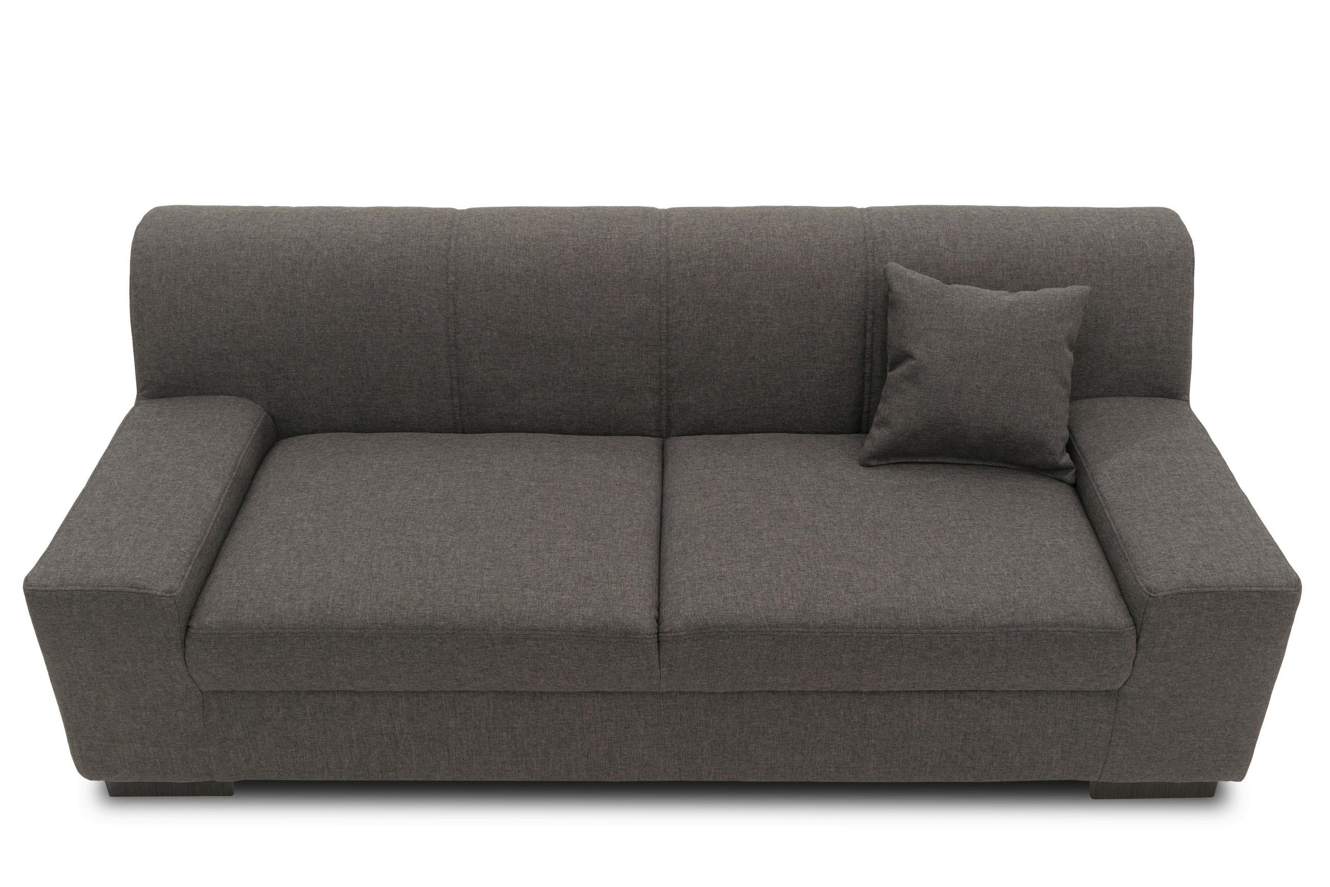Thumbnail - Mid.you 2-Sitzer-Sofa, Braun, Schwarz, Textil, Wenge, Uni, 194x74x85 cm, Made in EU, FSC Mix, Rücken echt, Wohnzimmer, S...
