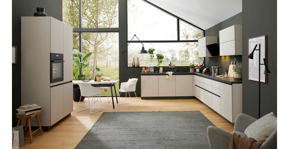 EINBAUKÜCHE   - Kaschmir, Design, Holzwerkstoff - Novel