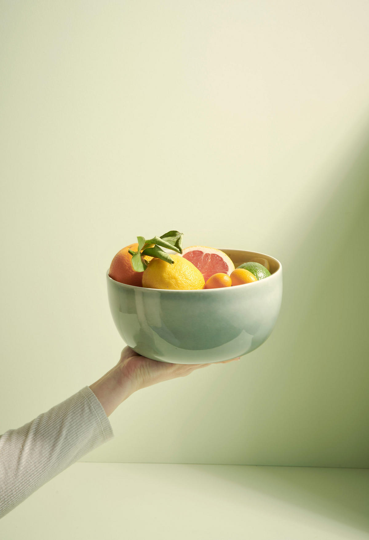 SALATSCHÜSSEL  SAISONS  - Grün, Basics, Keramik (22/11cm) - ASA