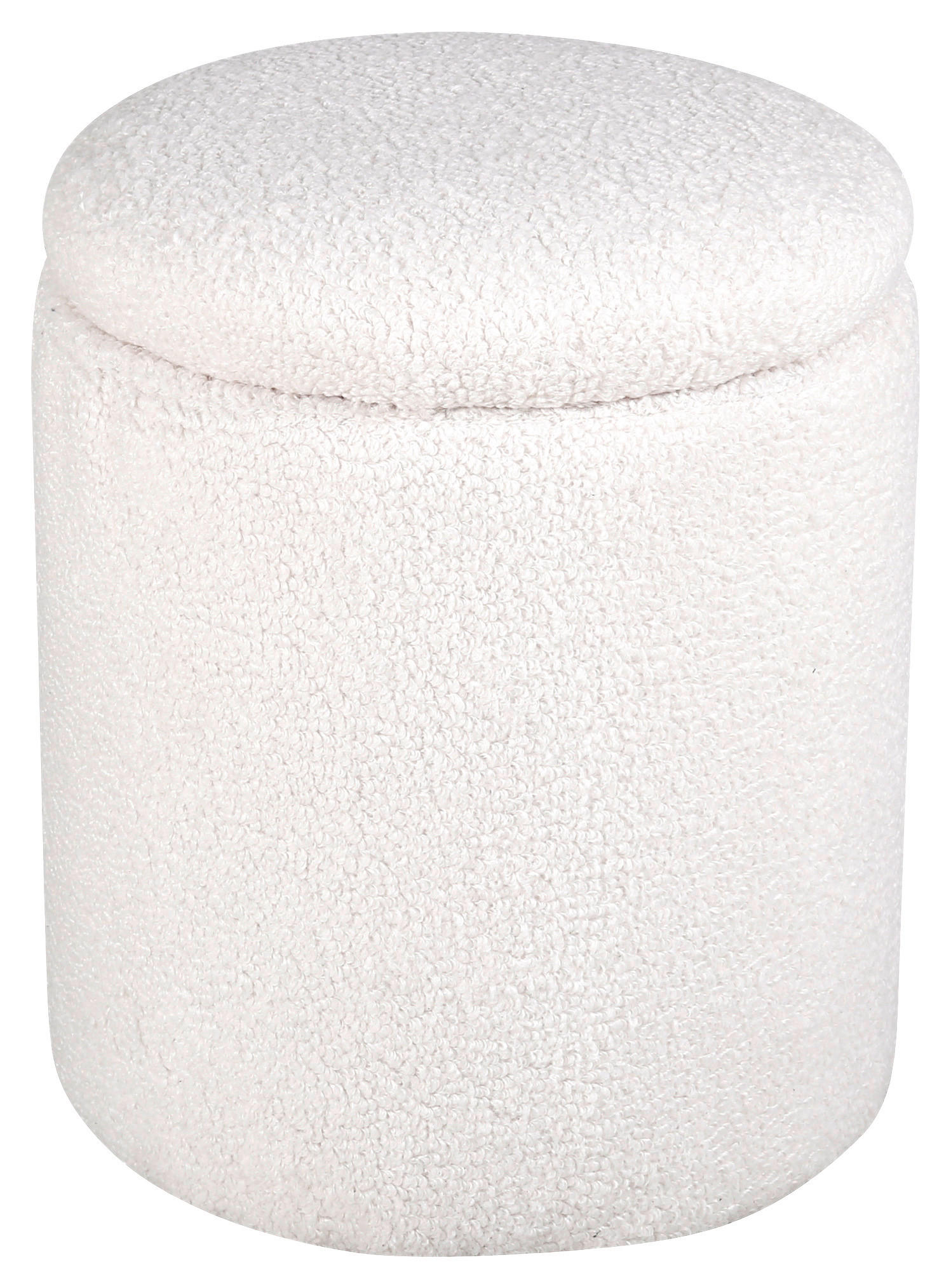 SITTPUFF i  - vit, Design, textil (32/40/32cm) - Livetastic