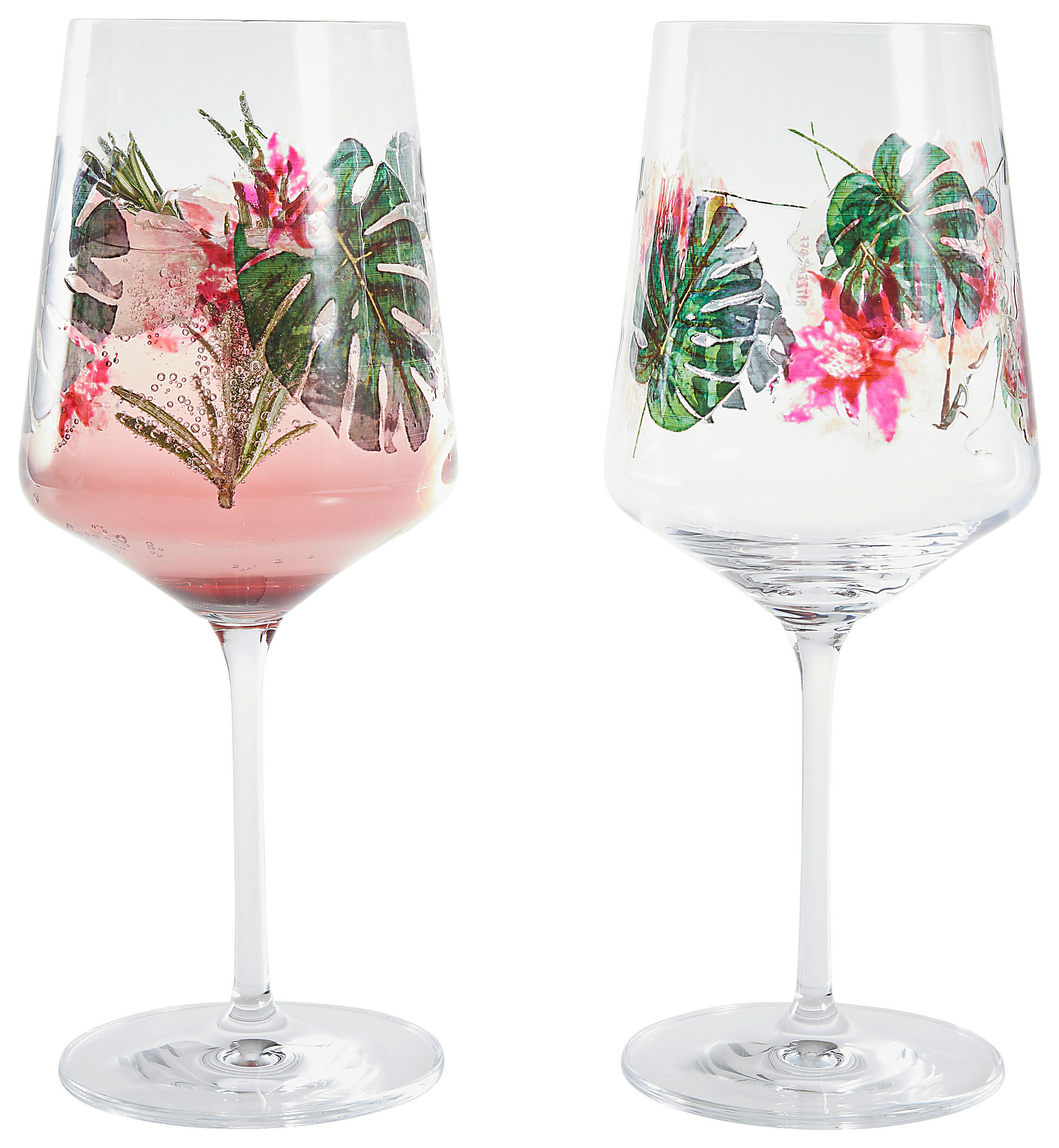 SPRITZERGLAS Sommersonett 544 ml 2-teilig  - Rosa/Grün, LIFESTYLE, Glas (544ml) - Ritzenhoff