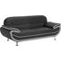 DREISITZER-SOFA Lederlook Grau, Hellgrau - Chromfarben/Hellgrau, Basics, Textil/Metall (208/85/87cm) - Ti`me DREISITZER-SOFA Lederlook Grau, Hellgrau - Chromfarben/Hellgrau, Basics, Textil/Metall (208/85/87cm) - Ti`me