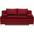 BOXSPRINGSOFA in Textil Rot - Chromfarben/Rot, Design, Textil/Metall (200/93/107cm) - Novel BOXSPRINGSOFA in Textil Rot - Chromfarben/Rot, Design, Textil/Metall (200/93/107cm) - Novel