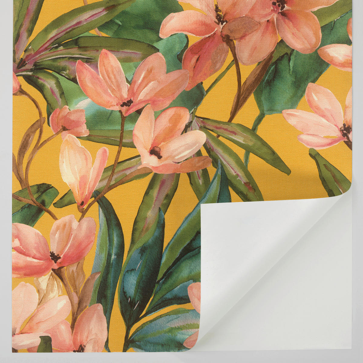 VLIESTAPETE 6 m MAGNOLIA  - Gelb, Natur, Textil (600/53cm) - Tesa