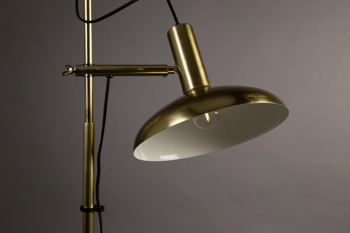 STEHLEUCHTE 69/160 cm    - Messingfarben, Trend, Metall (69/160cm) - Zuiver