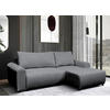 ECKSOFA  in Struktur Grau  250/160 cm  - Schwarz/Grau, Design, Kunststoff/Textil (250/160cm) - MID.YOU