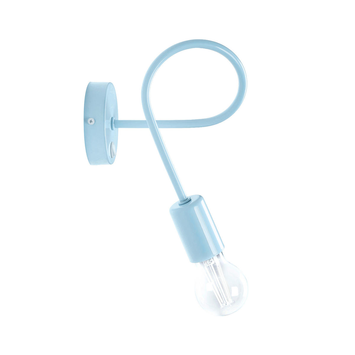 KINDERWANDLEUCHTE Oxford 20/20/24 cm  - Pastellblau, Design, Metall (20/20/24cm)