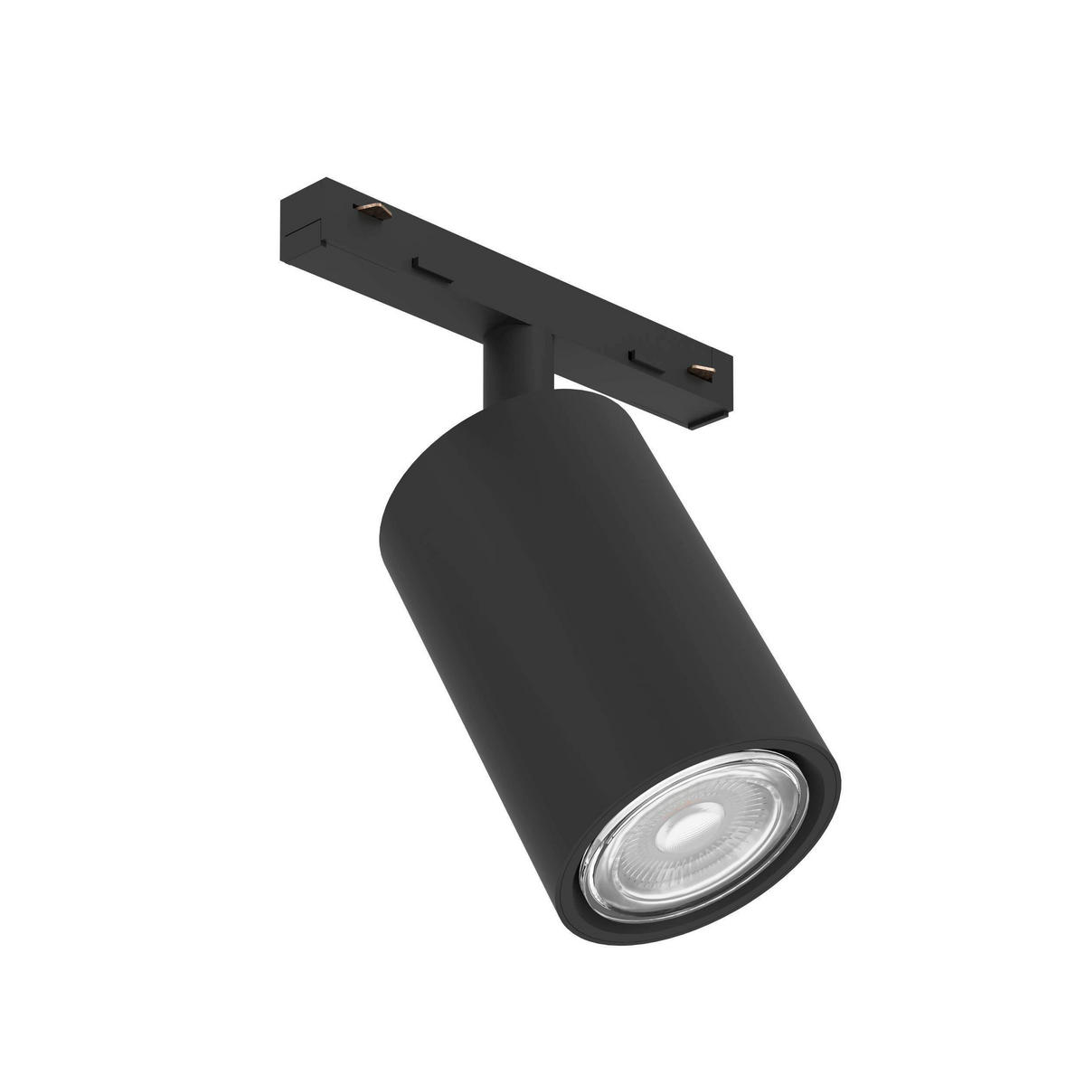 SCHIENENSYSTEM-STRAHLER - Schwarz, Basics, Kunststoff (5,5/14cm) - Eglo
