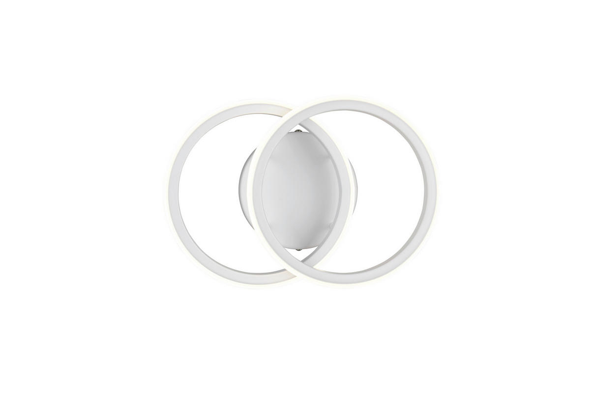 LED-DECKENLEUCHTE     - Weiss, Basics, Metall (26,5/10,5/18,5cm)