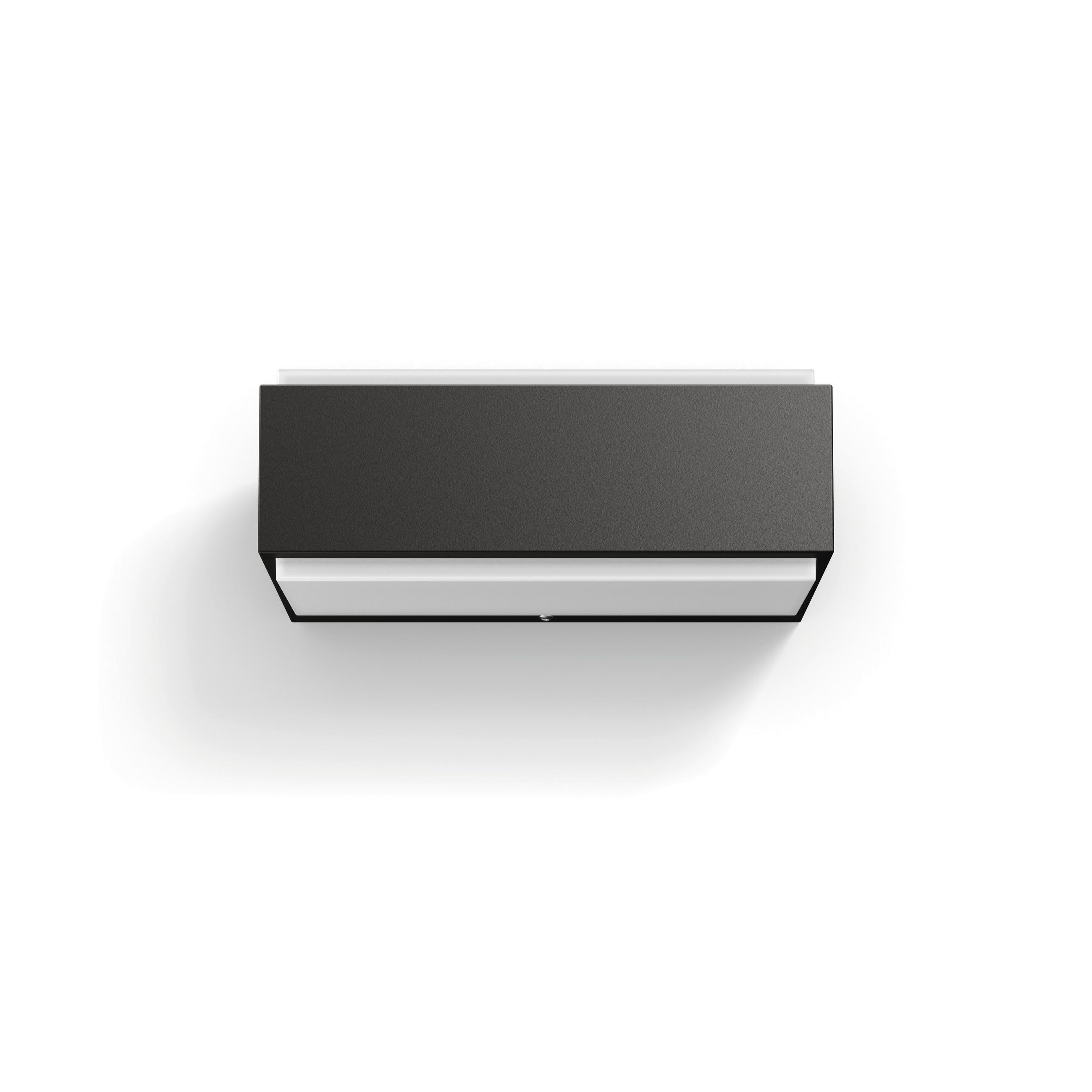 AUßENWANDLEUCHTE myGarden Stratosphere 20,3/7,6/9,3 cm   - Anthrazit/Weiß, Design, Kunststoff/Metall (20,3/7,6/9,3cm) - Philips