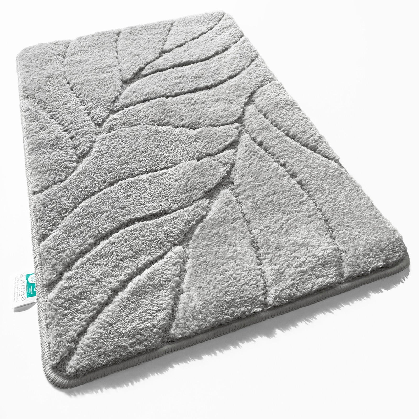 Floordirekt Badematte Maris Silber 60x120 cm