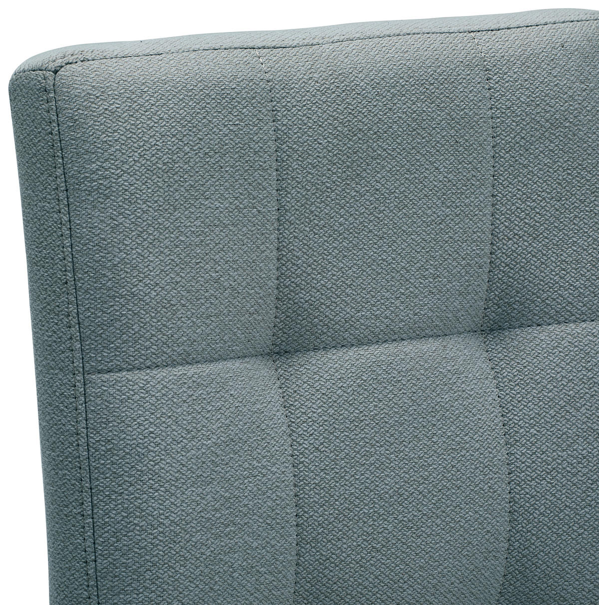 STUHL  in Eisen Webstoff Metall, Textil  - Jadegrün/Schwarz, Design, Textil/Metall (46/91/61cm) - home24