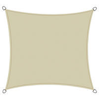 GARTENSONNENSEGEL - Ecru, KONVENTIONELL, Textil/Metall (360/360cm) - Siena Garden