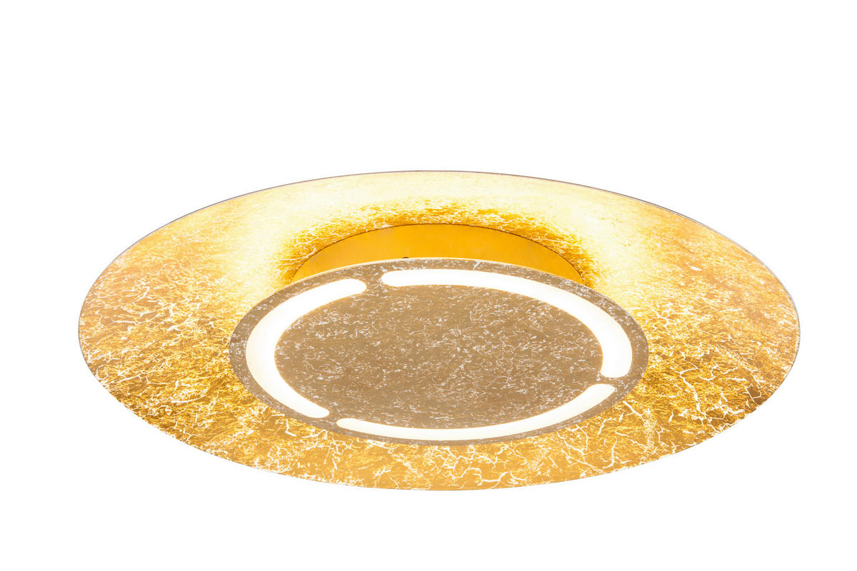 LED SVJETILJKA STROPNA Tabea  - bijela/zlatne boje, Basics, metal/plastika (50/8,6cm)