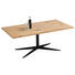 COUCHTISCH in Holz, Metall - Eichefarben/Schwarz, MODERN, Holz/Metall (110/60/40,5cm) - Hom`in COUCHTISCH in Holz, Metall - Eichefarben/Schwarz, MODERN, Holz/Metall (110/60/40,5cm) - Hom`in