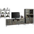 VITRINE in Braun - Anthrazit/Braun, Design, Holzwerkstoff/Metall (90/149/37cm) - Ti`me VITRINE in Braun - Anthrazit/Braun, Design, Holzwerkstoff/Metall (90/149/37cm) - Ti`me