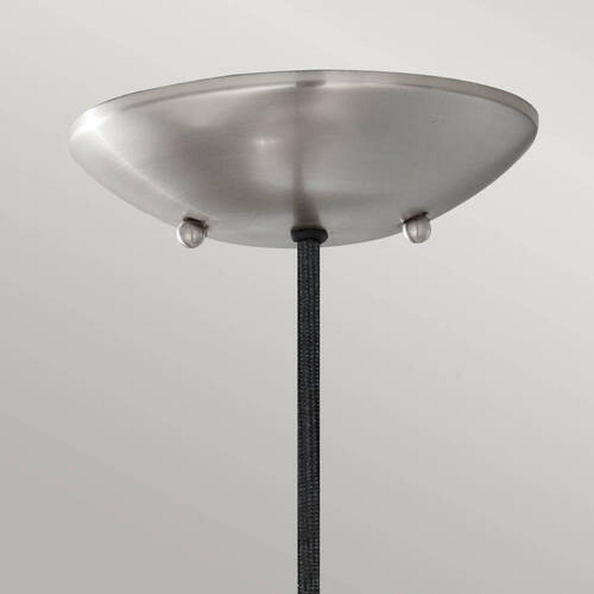 VISEČA SVETILKA  Elstead Beso      25.4/30.3 cm      E27 - barve nerjavečega jekla, Design, kovina (25.4/30.3cm) - Elstead Lighting