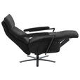 RELAXSESSEL in Textil Anthrazit  - Anthrazit/Schwarz, Design, Textil/Metall (68/117/85cm) - Cantus